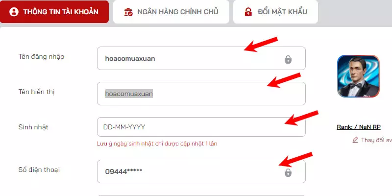 3 Nguoi choi can cung cap day du thong tin theo yeu cau cua Red88.webp Người chơi cần cung cấp đầy đủ thông tin theo yêu cầu của Red88